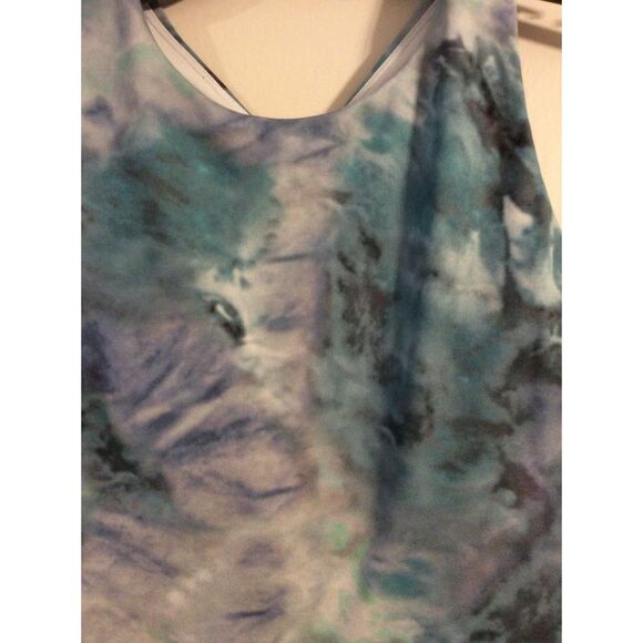 Athleta Small S Cropped Racer Back Workout Top Built in Bra - Picture 5 of 5